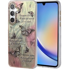 Novis Liora Newface Samsung Galaxy A34 5g Kılıf Blade Aynalı Desenli Kapak - Desen 6