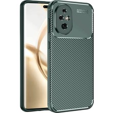 Novis Liora Newface Honor 200 Kılıf Auto Focus Karbon Kapak - Koyu Yeşil