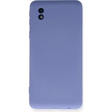 Novis Liora Newface Samsung Galaxy A01 Core Kılıf Nano Içi Kadife Silikon - Lila