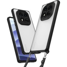 Novis Liora Newface Xiaomi Redmi Note 14 Pro 4g Kılıf Penta Silikon Kılıf - Siyah