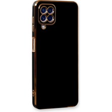 Novis Liora Newface Samsung Galaxy A22 Kılıf Volet Silikon - Siyah