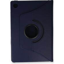 Novis Liora Newface Samsung Galaxy Tab A9 Kılıf 360 Tablet Deri Kılıf - Lacivert