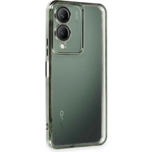 Novis Liora Newface Vivo Y17S Kılıf Razer Lensli Silikon - Yeşil