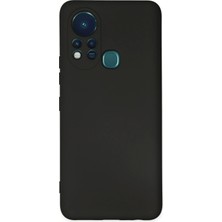 Novis Liora Newface Infinix Hot 11S Kılıf Nano Içi Kadife Silikon - Siyah