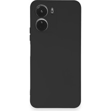 Novis Liora Newface Vivo Y16 Kılıf Nano Içi Kadife Silikon - Siyah
