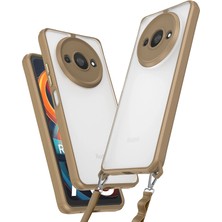 Novis Liora Newface Xiaomi Redmi A3 4g Kılıf Penta Silikon Kılıf - Çöl Titanyum