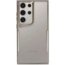 Novis Liora Newface Samsung Galaxy S25 Ultra Kılıf Boyi Silikon Kapak - Titan Gri