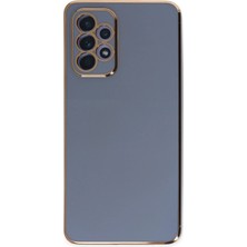 Novis Liora Newface Samsung Galaxy A52 Kılıf Volet Silikon - Mavi