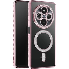 Novis Liora Newface Xiaomi Redmi 14C Joke Simli Magneticsafe Kılıf - Pembe