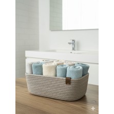 Ms Milasewing Çok Amaçlı Pamuk Halat Örme Sepet – Şık ve Düzenleyici Organizer