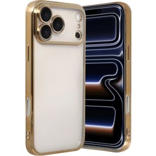 Novis Liora Newface Apple Iphone 17 Pro Max Razer Lensli Silikon - Gold