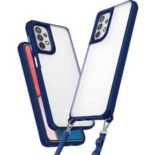 Novis Liora Newface Samsung Galaxy A52 Kılıf Penta Silikon Kılıf - Lacivert