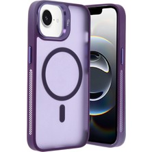 Novis Liora Joko Iphone 16E Flet Lens Magsafe Kapak - Derin Mor