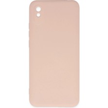 Novis Liora Newface Xiaomi Redmi 9A Kılıf Nano Içi Kadife Silikon - Pudra