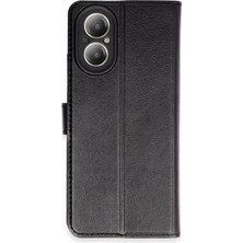 Novis Liora Newface Realme 12 Lite Kılıf Trend S Plus Kapaklı Kılıf - Siyah