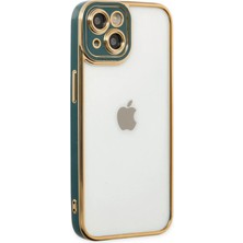 Novis Liora Newface Iphone 14 Plus Kılıf Liva Lens Silikon - Yeşil
