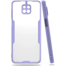 Novis Liora Newface Xiaomi Redmi Note 9s Kılıf Platin Silikon - Lila