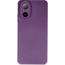 Novis Liora Newface Oppo A38 Kılıf Nano Içi Kadife Silikon - Mor