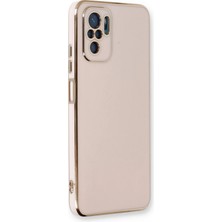 Novis Liora Newface Xiaomi Redmi Note 10 Kılıf Volet Silikon - Pembe