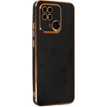 Novis Liora Newface Xiaomi Redmi 10C Kılıf Volet Silikon - Siyah