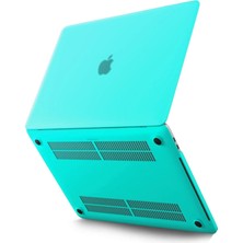 Novis Liora Newface Macbook Pro 13 2021 Macbook Buzlu Kapak - Yeşil