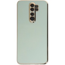 Novis Liora Newface Xiaomi Redmi Note 8 Pro Kılıf Volet Silikon - Açık Yeşil
