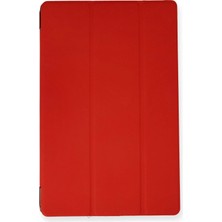 Novis Liora Newface Samsung Galaxy X200 Tab A8 10.5 Kılıf Tablet Smart Kılıf - Kırmızı
