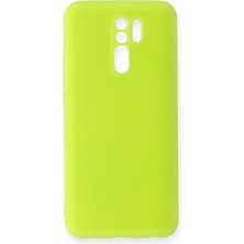 Novis Liora Newface Xiaomi Redmi 9 Kılıf Nano Içi Kadife Silikon - Sarı