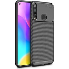 Novis Liora Newface Huawei P40 Lite E Kılıf Auto Focus Karbon Kapak - Siyah