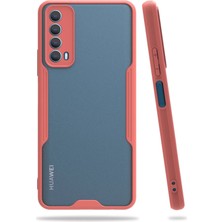 Novis Liora Newface Huawei P Smart 2021 Kılıf Platin Silikon - Pembe
