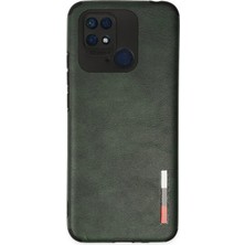 Novis Liora Newface Xiaomi Redmi 10C Kılıf Loop Deri Silikon - Yeşil
