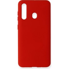 Novis Liora Newface Samsung Galaxy M40 Kılıf Nano Içi Kadife Silikon - Kırmızı