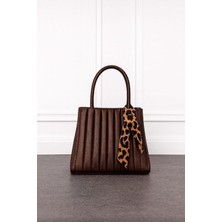 Özüm Takı Çanta Kadın Kol ve Omuz Çantası Kahverengi