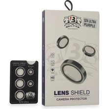 Novis Liora Newface Samsung Galaxy S24 Ultra Bilvis Titan Kamera Lens - Derin Mor