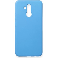 Novis Liora Newface Huawei Mate 20 Lite Kılıf Nano Içi Kadife Silikon - Mavi