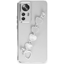 Novis Liora Newface Xiaomi Mi 12T Pro Kılıf Esila Silikon - Beyaz