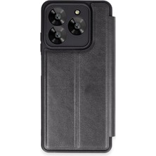 Novis Liora Newface General Mobile Era 30 Kılıf Flip Cover - Siyah