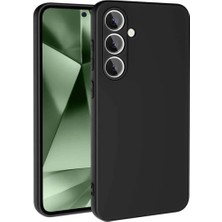 Novis Liora Newface Samsung Galaxy S24 Fe Kılıf Nano Içi Kadife Silikon - Siyah