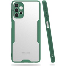Novis Liora Newface Samsung Galaxy A72 Kılıf Platin Silikon - Yeşil
