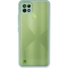 Novis Liora Newface Realme C21 Kılıf Montreal Silikon Kapak - Turkuaz