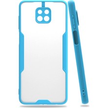 Novis Liora Newface Xiaomi Redmi Note 9s Kılıf Platin Silikon - Mavi