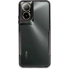 Newface Realme 12 Lite Kılıf Boyi Silikon Kapak - Siyah