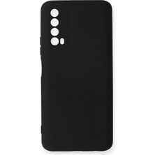 Novis Liora Newface Huawei P Smart 2021 Kılıf Nano Içi Kadife Silikon - Siyah