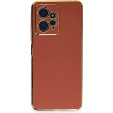 Novis Liora Newface Xiaomi Redmi Note 12 4g Kılıf Volet Silikon - Kırmızı