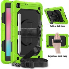 Getittir Newface Samsung Galaxy T290 Tab A 8 Kılıf Pars Tablet Kapak - Yeşil