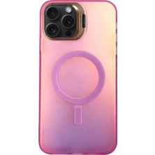Novis Liora Newface Iphone 15 Pro Primera Magsafe Standlı Kapak - Pembe