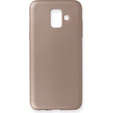 Novis Liora Newface Samsung Galaxy A6 2018 Kılıf First Silikon - Rose Gold