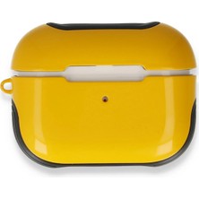 Novis Liora Newface Airpods Pro (1.nesil) 3ın1 Kılıf - Sarı