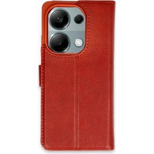 Novis Liora Newface Xiaomi Redmi Note 13 Pro 4g Kılıf Trend S Plus Kapaklı Kılıf - Kırmızı
