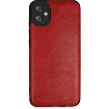 Novis Liora Newface Samsung Galaxy A04E Kılıf Loop Deri Silikon - Kırmızı